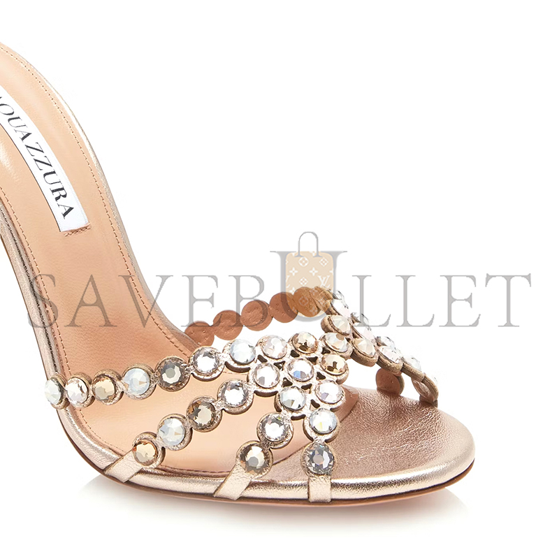 AQUAZZURA TEQUILA SANDAL 105 TQLHIGS0-NPL-LCO